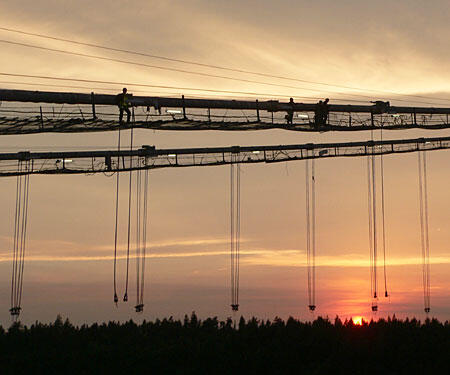 New bridge at sunset